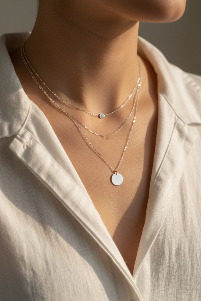 Layered Chain Necklace Lifestyle